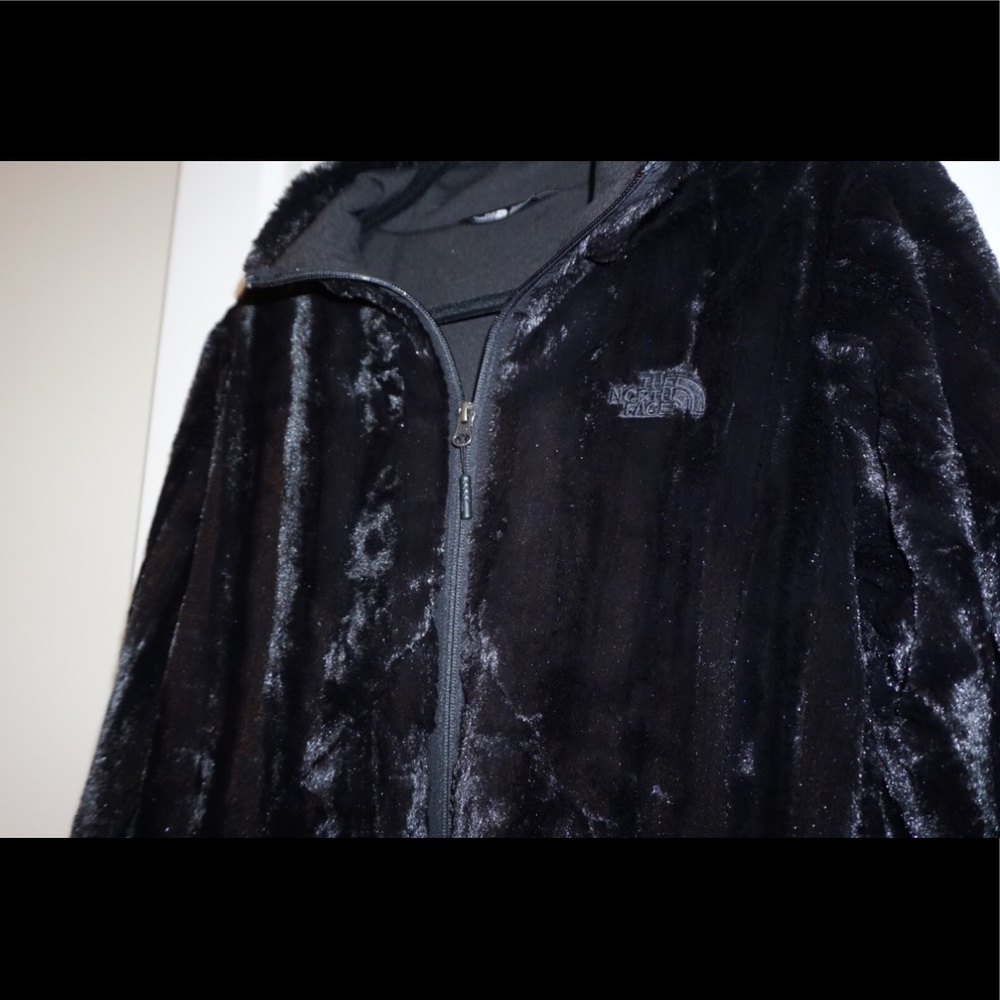 North Face fur jacket